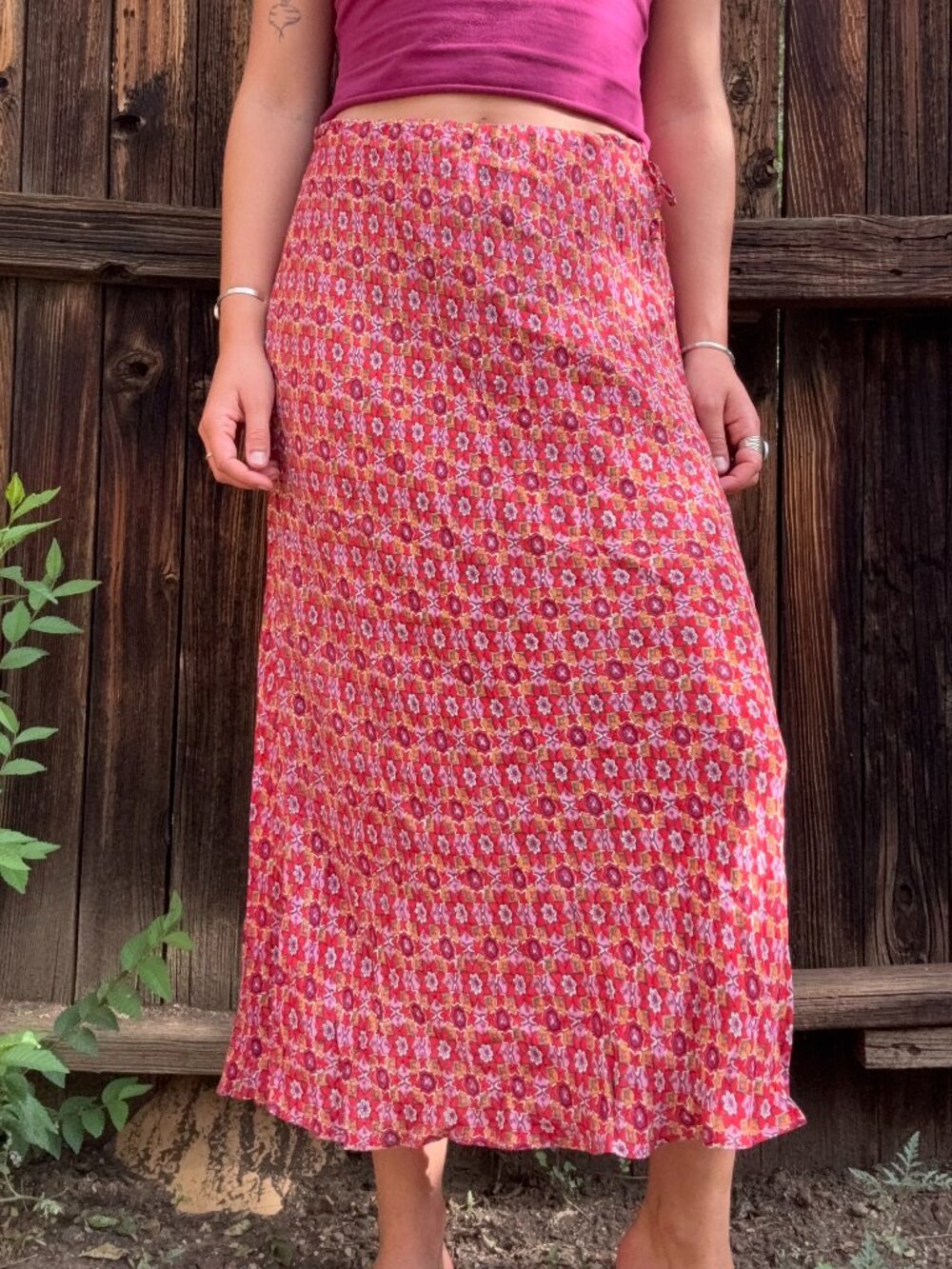 Vintage high-waisted skirt